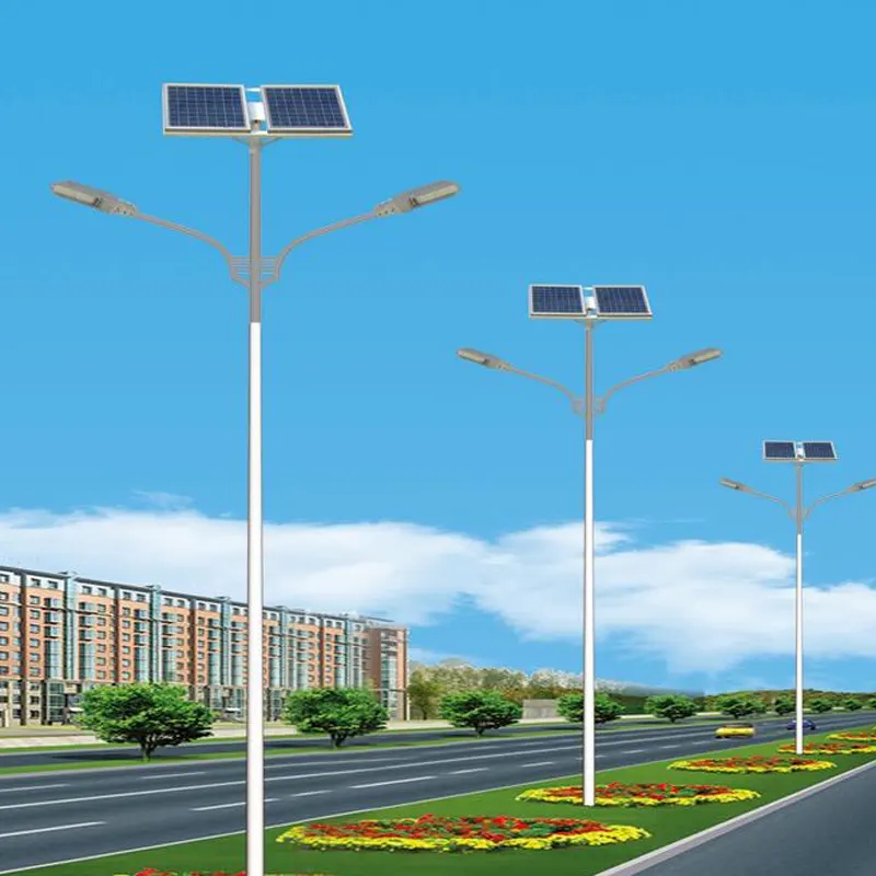 国道双臂路灯案例